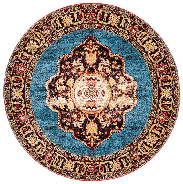 Safavieh Vintage Hamadan 219 Power Loomed Polypropylene Transitional Rug VTH219D-5SQ