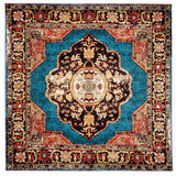 Safavieh Vintage Hamadan 219 Power Loomed Polypropylene Transitional Rug VTH219D-5SQ