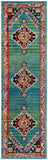Safavieh Vintage Hamadan 224 Power Loomed Traditional Rug Green / Black 9' x 12'