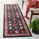 Safavieh Vintage Hamadan 227 Power Loomed Traditional Rug Ivory / Blue 9' x 12'