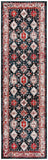 Safavieh Vintage Hamadan 227 Power Loomed Traditional Rug Ivory / Blue 9' x 12'