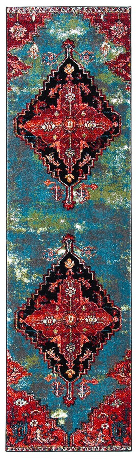 Safavieh Vintage Hamadan 248 Power Loomed Polypropylene Transitional Rug VTH248M-9
