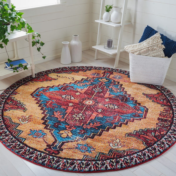 Safavieh Vintage Hamadan 248 Power Loomed Polypropylene Transitional Rug VTH248Q-9