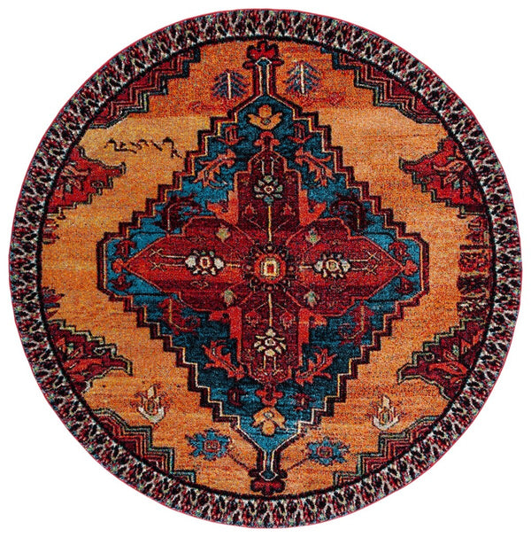 Safavieh Vintage Hamadan 248 Power Loomed Polypropylene Transitional Rug VTH248Q-9