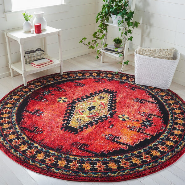 Safavieh Vintage Hamadan 251 Power Loomed Polypropylene Transitional Rug VTH251Q-9