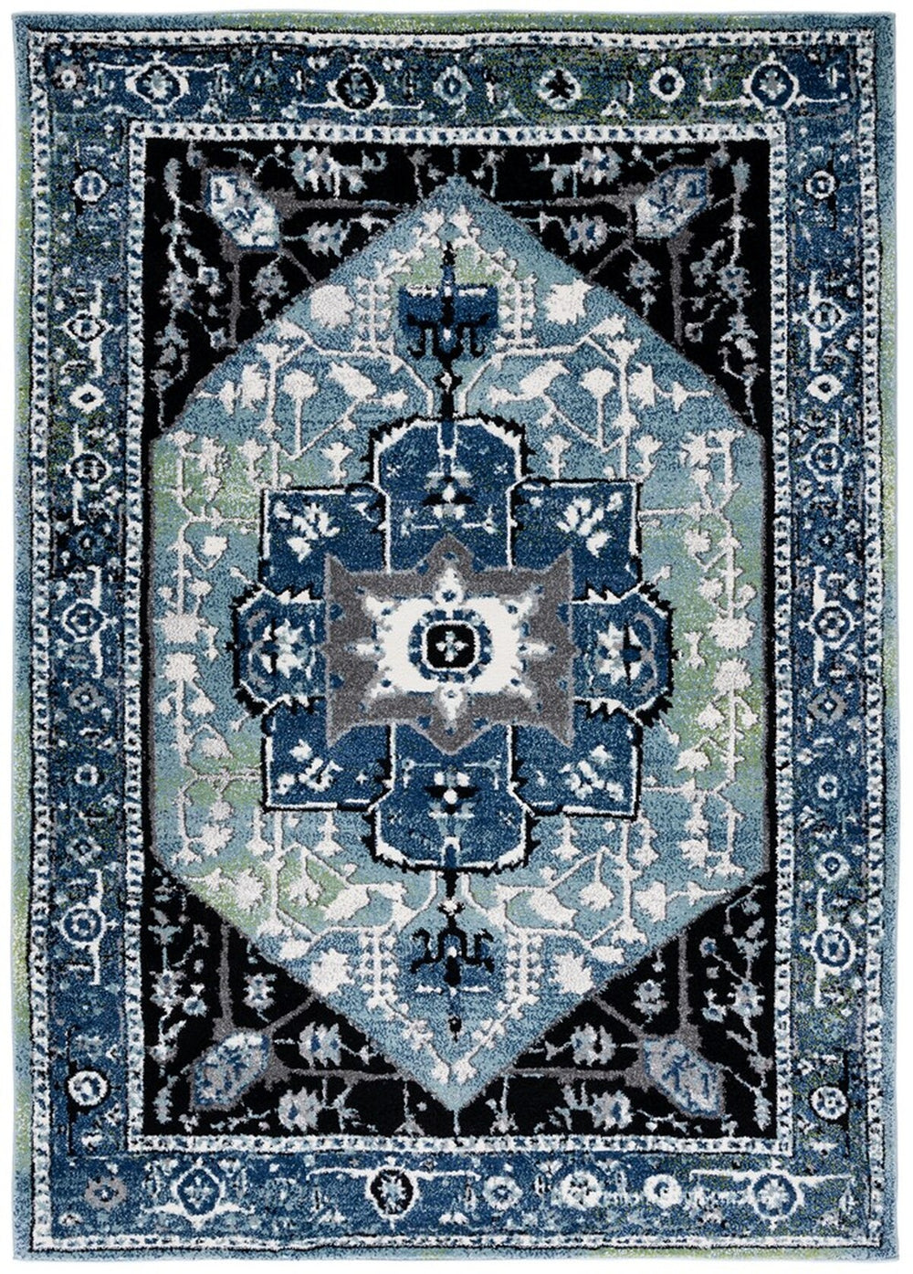 Safavieh Vintage Hamadan 259 Power Loomed Polypropylene Transitional Rug VTH259L-9