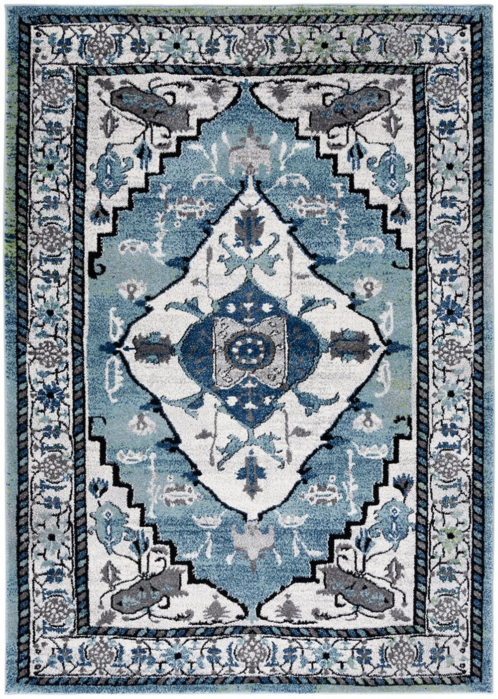 Safavieh Vintage Hamadan 261 Power Loomed Polypropylene Transitional Rug VTH261J-9