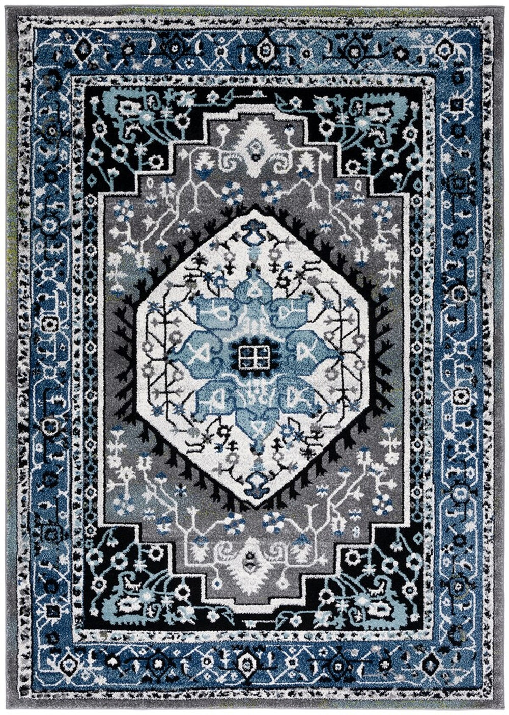 Safavieh Vintage Hamadan 264 Power Loomed Polypropylene Transitional Rug VTH264M-9