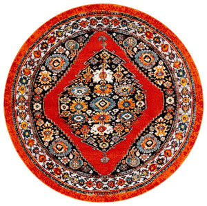 Safavieh Vintage Hamadan 265 Power Loomed Polypropylene Transitional Rug VTH265Q-9