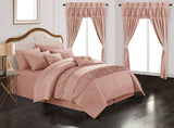 Mykonos Coral Queen 20pc Comforter Set