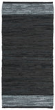 Safavieh Vintage Leather 201 Hand Woven Leather and Cotton Rug VTL201Z-4R