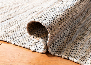 Safavieh Vintage Leather 202 Hand Woven Leather and Cotton Rug VTL202H-4R