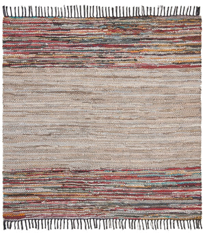 Safavieh Vintage Leather 202 Hand Woven Leather and Cotton Rug VTL202H-4R