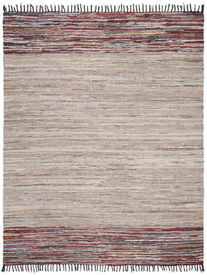 Safavieh Vintage Leather 202 Hand Woven Leather and Cotton Rug VTL202H-4R
