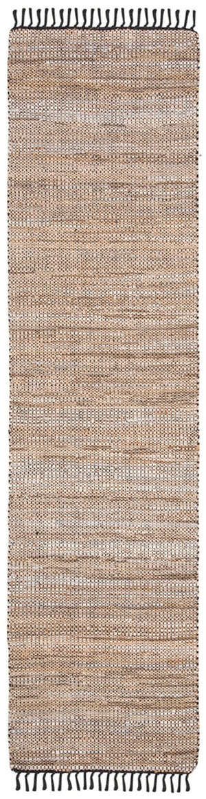 Safavieh Vintage Leather 203 Hand Woven Leather, Jute, And Cotton Rug VTL203B-4R