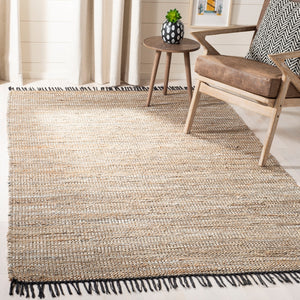 Safavieh Vintage Leather 203 Hand Woven Leather, Jute, And Cotton Rug VTL203B-4R