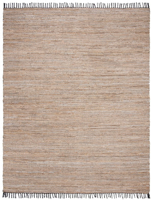 Safavieh Vintage Leather 203 Hand Woven Leather, Jute, And Cotton Rug VTL203B-4R