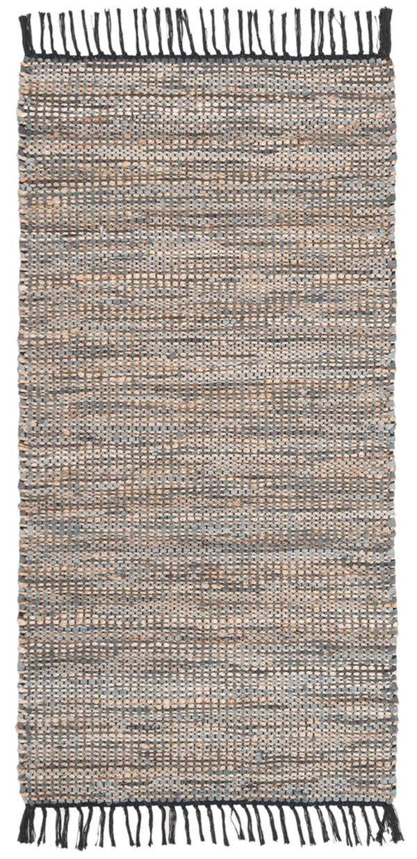 Safavieh Vintage Leather 203 Hand Woven Leather, Jute, And Cotton Rug VTL203F-4R