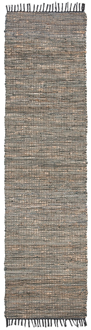 Safavieh Vintage Leather 203 Hand Woven Leather, Jute, And Cotton Rug VTL203F-4R