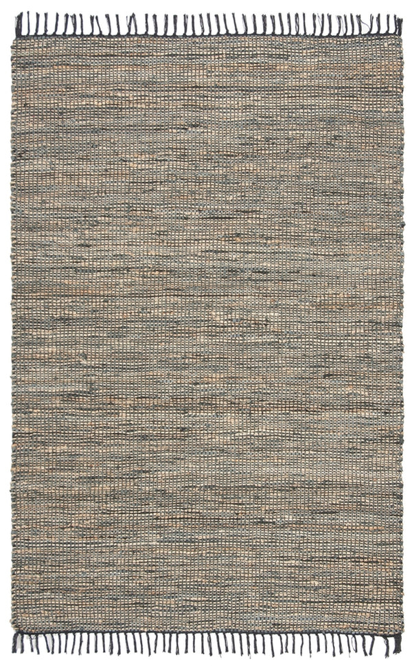 Safavieh Vintage Leather 203 Hand Woven Leather, Jute, And Cotton Rug VTL203F-4R