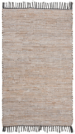 Safavieh Vintage Leather 203 Hand Woven Leather, Jute, And Cotton Rug VTL203G-4R