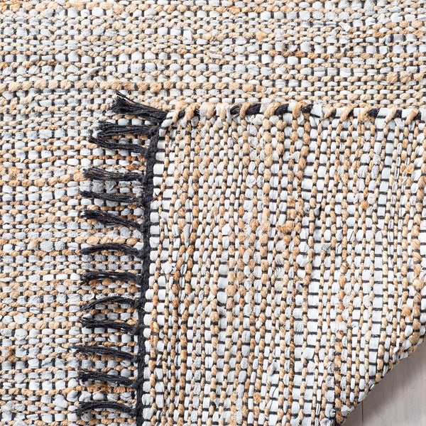 Safavieh Vintage Leather 203 Hand Woven Leather, Jute, And Cotton Rug VTL203G-4R