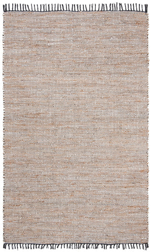 Safavieh Vintage Leather 203 Hand Woven Leather, Jute, And Cotton Rug VTL203G-4R