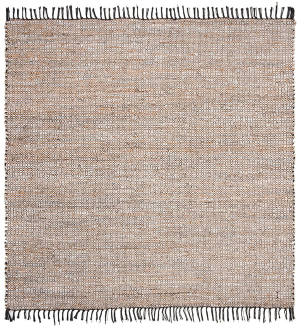 Safavieh Vintage Leather 203 Hand Woven Leather, Jute, And Cotton Rug VTL203G-4R