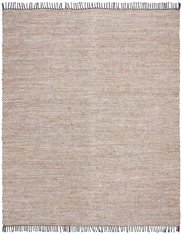 Safavieh Vintage Leather 203 Hand Woven Leather, Jute, And Cotton Rug VTL203G-4R