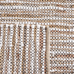 Safavieh Vintage Leather 205 Hand Woven 90% Leather And 10% Jute Rug VTL205B-8