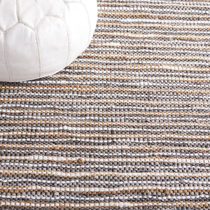 Safavieh Vintage Leather 205 Hand Woven 90% Leather And 10% Jute Rug VTL205F-8