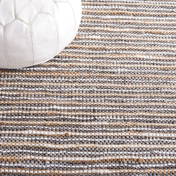 Safavieh Vintage Leather 205 Hand Woven 90% Leather And 10% Jute Rug VTL205F-8