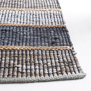 Safavieh Vintage Leather 206 Hand Woven 90% Leather And 10% Jute Rug VTL206F-8