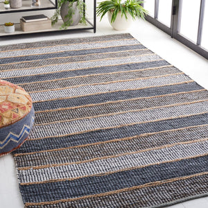 Safavieh Vintage Leather 206 Hand Woven 90% Leather And 10% Jute Rug VTL206F-8