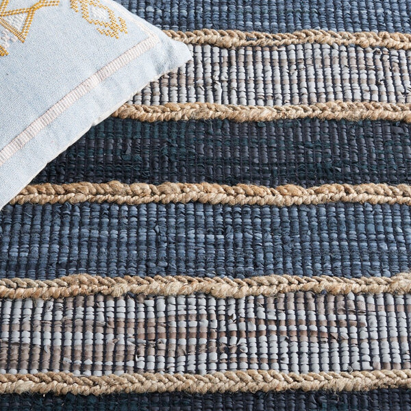 Safavieh Vintage Leather 206 Hand Woven 90% Leather And 10% Jute Rug VTL206Z-8