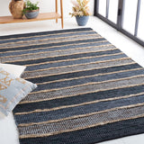 Safavieh Vintage Leather 206 Hand Woven 90% Leather And 10% Jute Rug VTL206Z-8