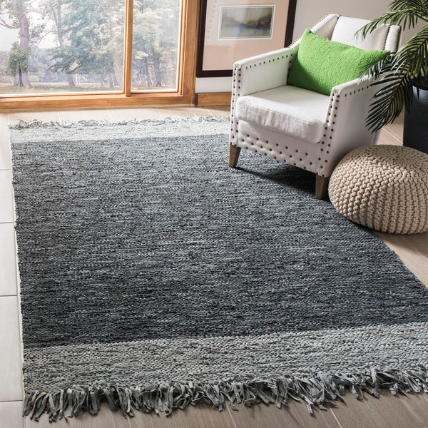 Safavieh Vintage Leather 310 Hand Woven 80% Leather and 20% Cotton Rug VTL310A-4