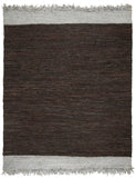Safavieh Vintage Leather 310 Hand Woven 80% Leather and 20% Cotton Rug VTL310B-4