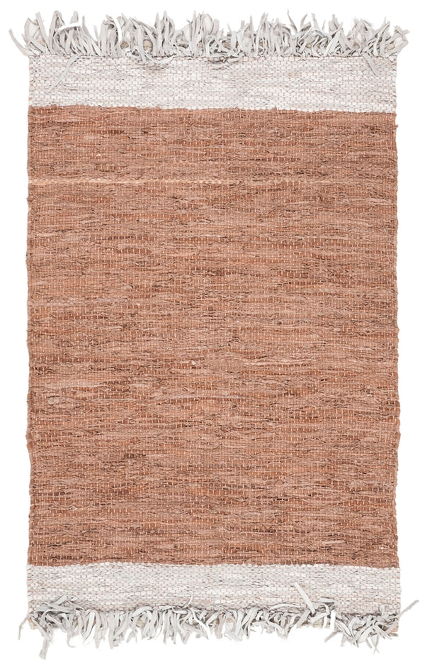 Safavieh Vintage Leather 310 Hand Woven 80% Leather and 20% Cotton Rug VTL310C-4