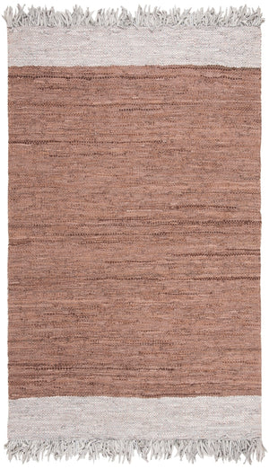 Safavieh Vintage Leather 310 Hand Woven 80% Leather and 20% Cotton Rug VTL310C-4