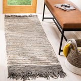 Safavieh Vintage Leather 373 Hand Woven 60% Leather 20% Cotton/and 20% Jute Rug VTL373A-4