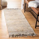 Safavieh Vintage Leather 373 Hand Woven 60% Leather 20% Cotton/and 20% Jute Rug VTL373B-4