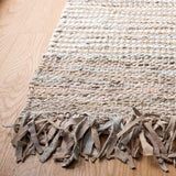 Safavieh Vintage Leather 373 Hand Woven 60% Leather 20% Cotton/and 20% Jute Rug VTL373B-4