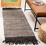 Safavieh Vintage Leather 373 Hand Woven 60% Leather 20% Cotton/and 20% Jute Rug VTL373C-4