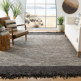 Safavieh Vintage Leather 373 Hand Woven 60% Leather 20% Cotton/and 20% Jute Rug VTL373C-4