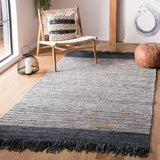 Safavieh Vintage Leather 373 Hand Woven 60% Leather 20% Cotton/and 20% Jute Rug VTL373D-4