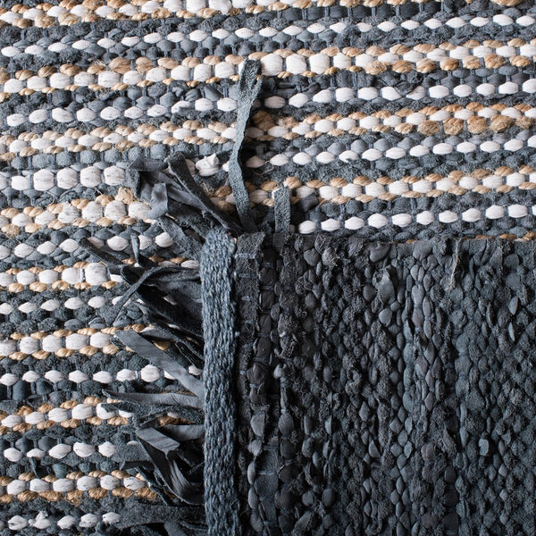 Safavieh Vintage Leather 373 Hand Woven 60% Leather 20% Cotton/and 20% Jute Rug VTL373D-4