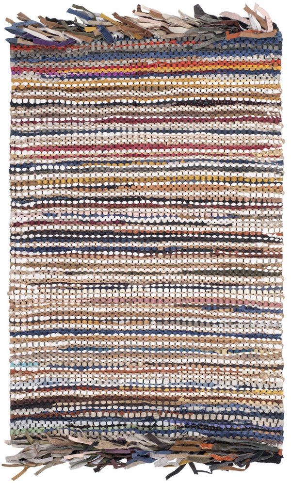 Safavieh Vintage Leather 373 Hand Woven 60% Leather 20% Cotton/and 20% Jute Rug VTL373E-4