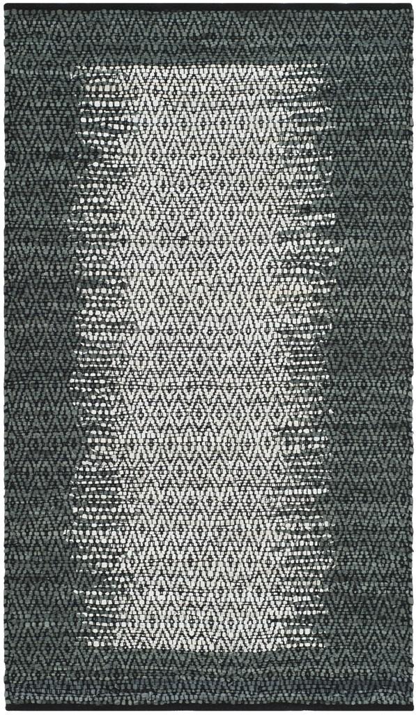 Safavieh Vintage Leather 387 Hand Woven 80% Leather and 20% Cotton Rug VTL387B-4R