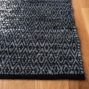 Safavieh Vintage Leather 387 Hand Woven 80% Leather and 20% Cotton Rug VTL387B-4R